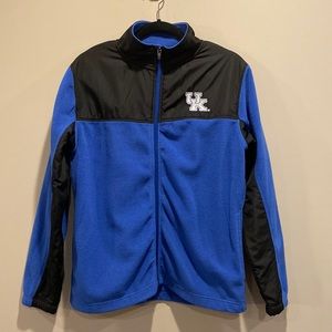 Rivalry Threads 91 boy’s fleece zip up jacket University of Kentucky XL